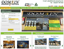 Tablet Screenshot of domain-property.com